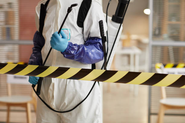 Professional Biohazard Cleanup technician working in Portola Valley, CA